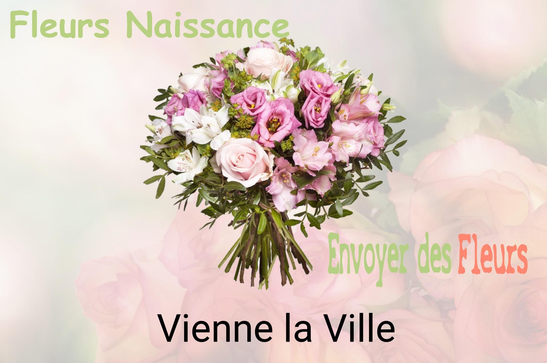 Bouquet de fleurs de naissance livré à Vienne-la-Ville